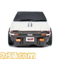『頭文字D』藤原拓海の愛車ハチロク・トレノ（AE86）が無線マウスに。ライト開閉ギミック搭載、操作時の安定感と快適性にも配慮
