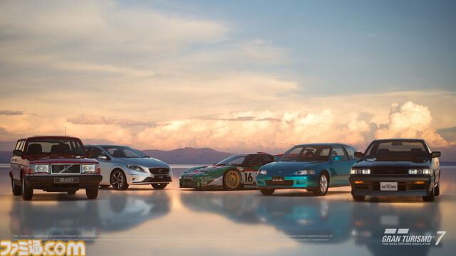 『グランツーリスモ７』に一世を風靡した日本とスウェーデンの名車が登場。ホンダ シビック SiR・II (EG) '93、日産 スカイライン GTS-R (R31) '87、ボルボ V40 T5 R-Design ’13など5種が追加