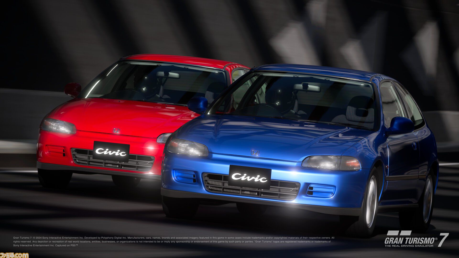 『グランツーリスモ７』に一世を風靡した日本とスウェーデンの名車が登場。ホンダ シビック SiR・II (EG) '93、日産 スカイライン GTS-R (R31) '87、ボルボ V40 T5 R-Design ’13など5種が追加