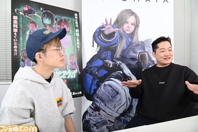 劇場版『ミルキー☆サブウェイ』×『プラグマタ』特別対談。3DCG、エンタメ、メカニック。SF世界を舞台とする2作品の共通点とは。新キャラのハガの元ネタは『ファイナルファイト』だった