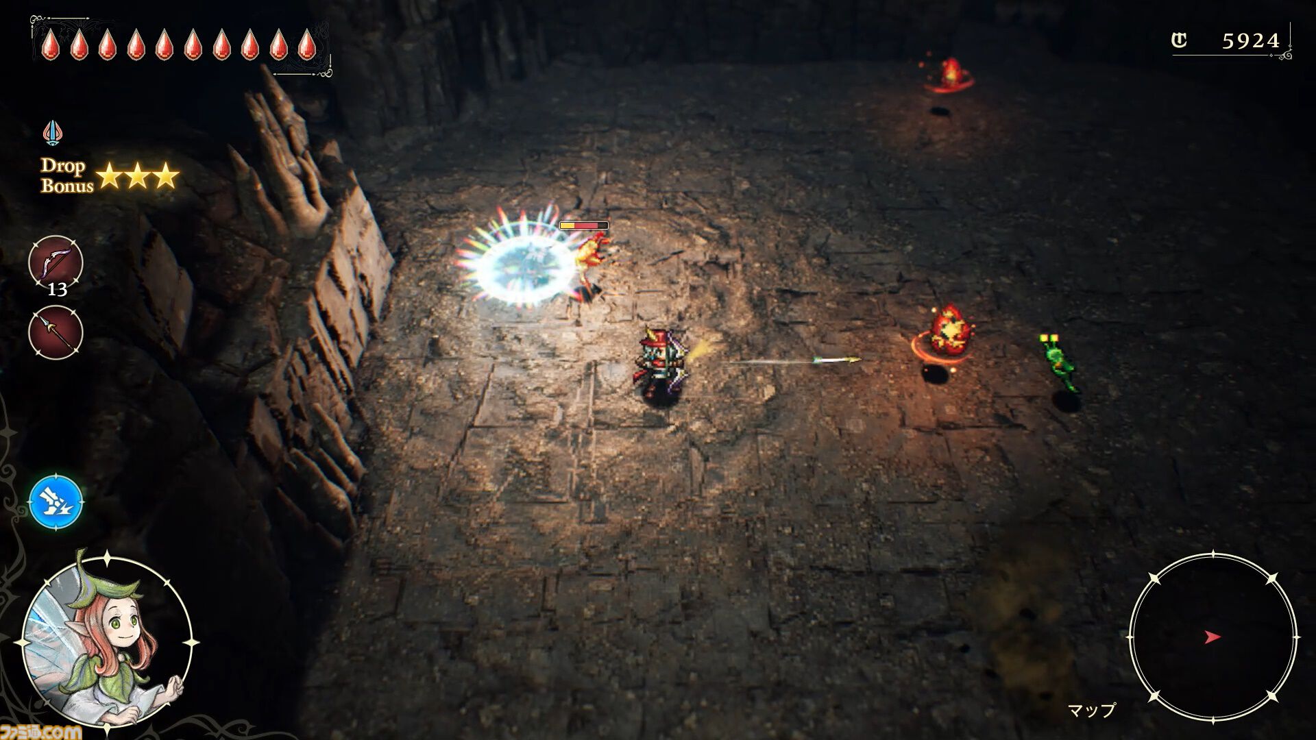 冒険家エリオットの千年物語』エリオットが使う8種の装備アクションや