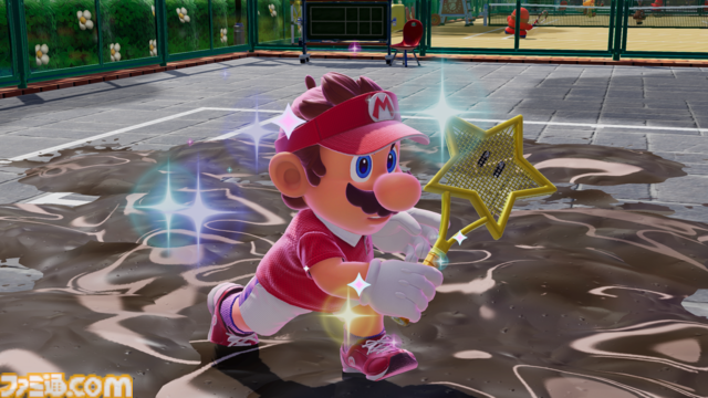『マリオテニス フィーバー』レビュー。炎・氷・強風なんでもアリ!? 30種ラケットから放たれるフィーバーショットで、試合は毎回油断できないクライマックス！