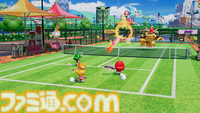 『マリオテニス フィーバー』レビュー。炎・氷・強風なんでもアリ!? 30種ラケットから放たれるフィーバーショットで、試合は毎回油断できないクライマックス！