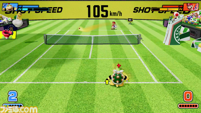 『マリオテニス フィーバー』レビュー。炎・氷・強風なんでもアリ!? 30種ラケットから放たれるフィーバーショットで、試合は毎回油断できないクライマックス！