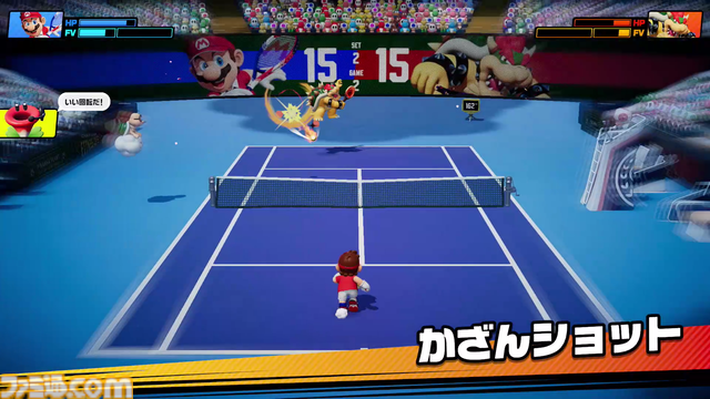 『マリオテニス フィーバー』レビュー。炎・氷・強風なんでもアリ!? 30種ラケットから放たれるフィーバーショットで、試合は毎回油断できないクライマックス！