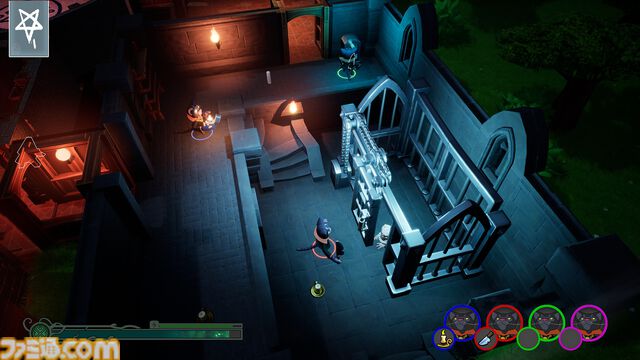 『リチュアル・パーティ』トラブル対処に追われながらクトゥルフ召喚を目指す協力型パーティーゲーム。隣人、警察、超常現象をやり過ごしながら目指せ召喚。2月17日より早期アクセスが開始