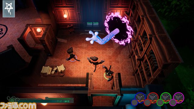 『リチュアル・パーティ』トラブル対処に追われながらクトゥルフ召喚を目指す協力型パーティーゲーム。隣人、警察、超常現象をやり過ごしながら目指せ召喚。2月17日より早期アクセスが開始