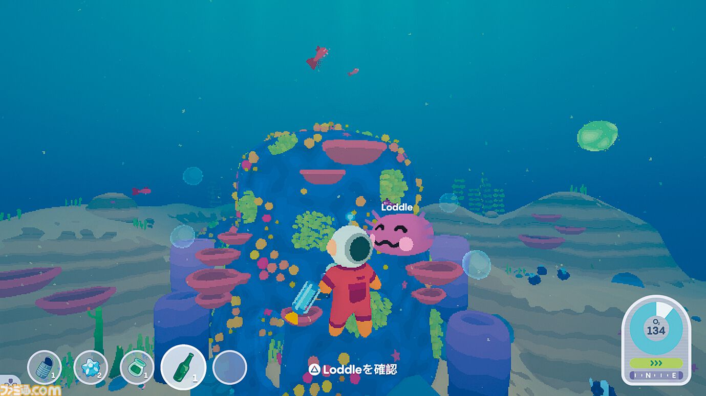 『Loddlenaut』海洋惑星“おそうじ”オープンワールドアドベンチャー。ウーパールーパーみたいな生き物“ルードル”の保護と育成もやりがいアリ【とっておきインディー】