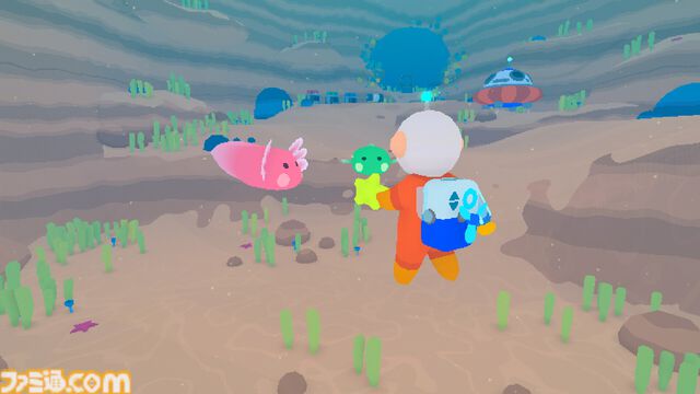 『Loddlenaut』海洋惑星“おそうじ”オープンワールドアドベンチャー。ウーパールーパーみたいな生き物“ルードル”の保護と育成もやりがいアリ【とっておきインディー】