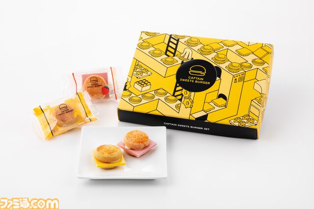 “カービィのストロベリーバーガー”2月12日10時より公式オンラインショップで通販開始。カービィカフェとキャプテンスイーツバーガーのコラボ商品