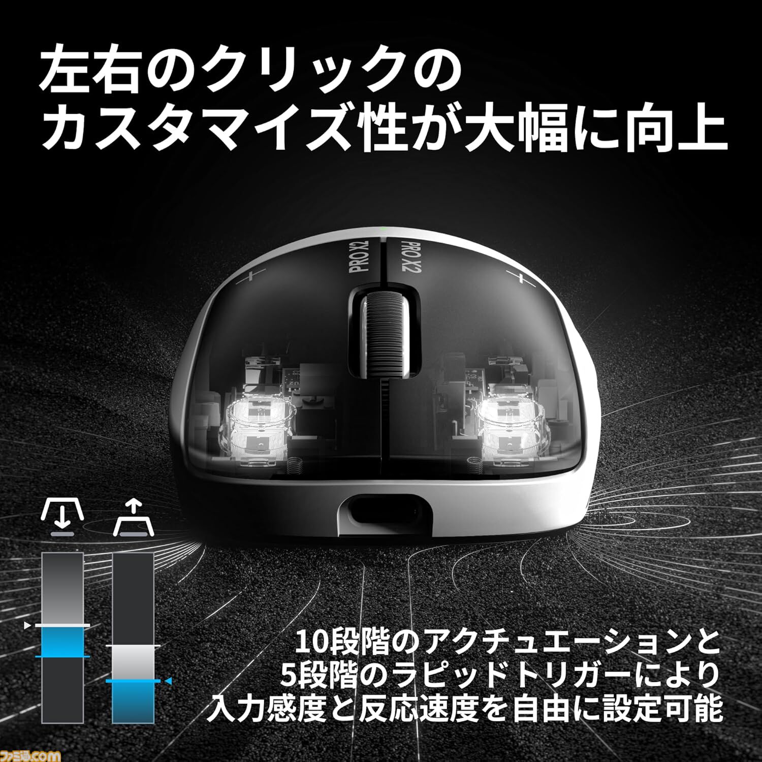 ロジクールGの最新ゲーミングマウス“PRO X2 SUPERSTRIKE”レビュー
