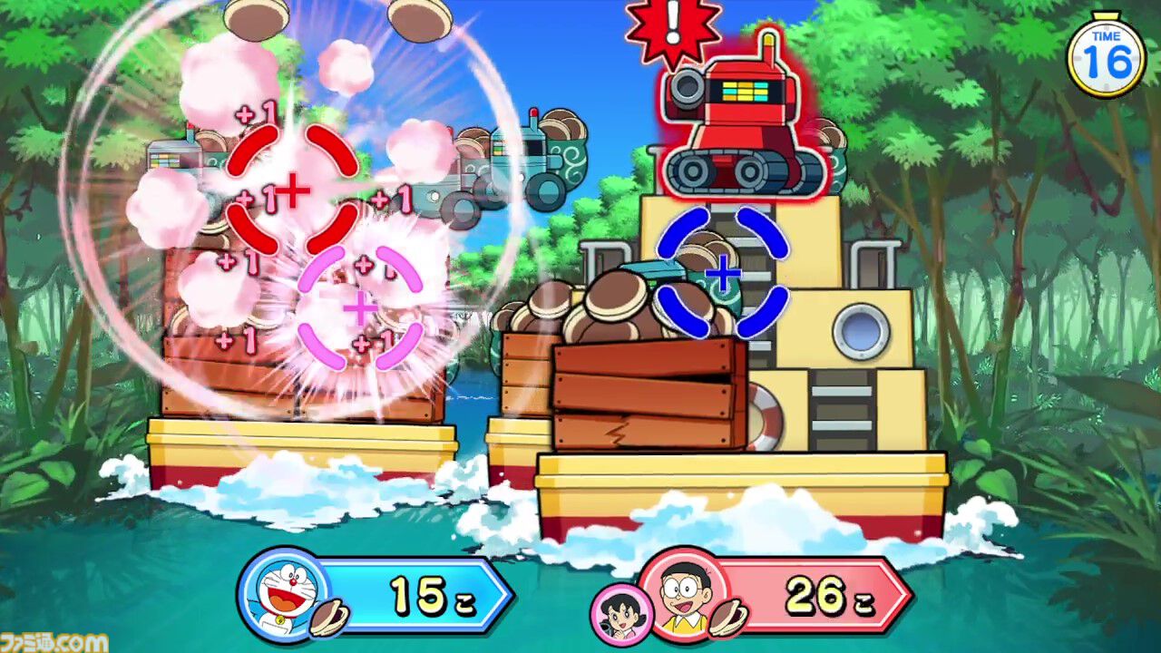 『ドラえもん』のひみつ道具「空気砲」がアーケードガンシューティングに！ 『ドラえもん いっしょにドッカン空気砲！』2月下旬より稼働開始