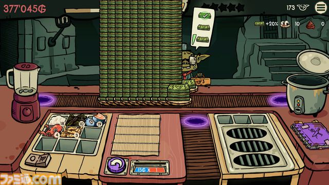 『へいお待ち！ゴブリン寿司』奇妙な食材による寿司を作りゴブリンたちの空腹を満たすレストラン経営ゲーム。早期アクセスが本日（2/10）より開始