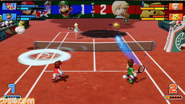 『マリオテニス フィーバー』2月12日の発売に先駆けオープニング映像が公開。さまざまなプレイモードや今作の新要素“フィーバーラケット”の詳細も要チェック