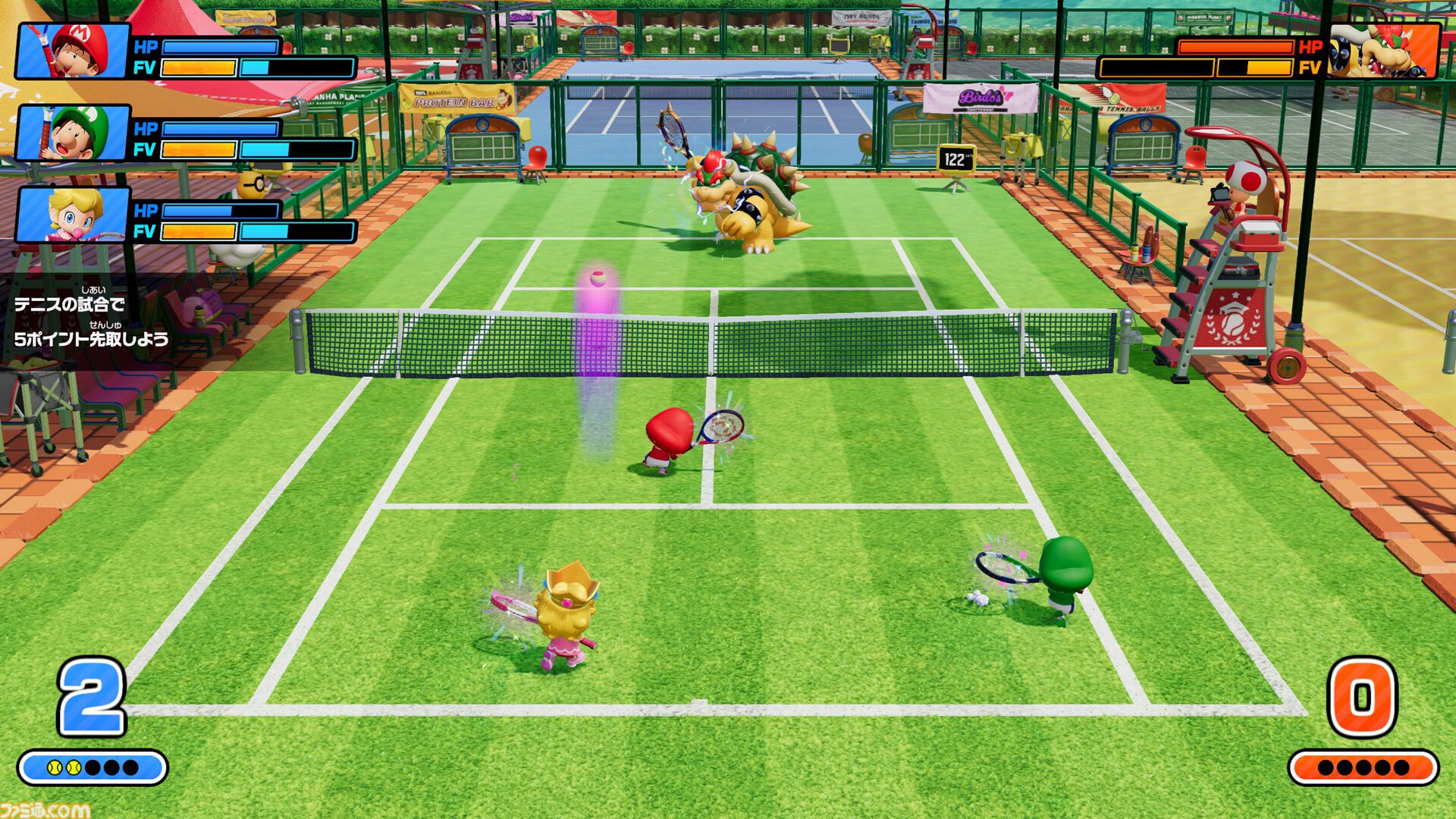 『マリオテニス フィーバー』2月12日の発売に先駆けオープニング映像が公開。さまざまなプレイモードや今作の新要素“フィーバーラケット”の詳細も要チェック