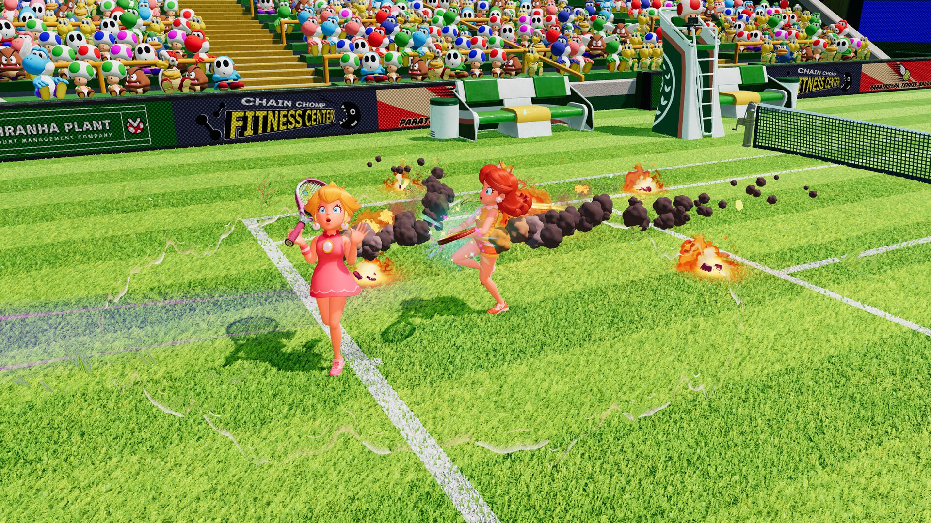 『マリオテニス フィーバー』2月12日の発売に先駆けオープニング映像が公開。さまざまなプレイモードや今作の新要素“フィーバーラケット”の詳細も要チェック