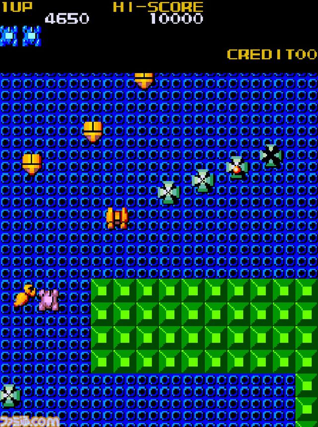 【アケアカ／アケアカ2】『メガゾーン』が2月12日に配信。戦車を操縦して敵基地のコア破壊を目指すシューティングゲーム