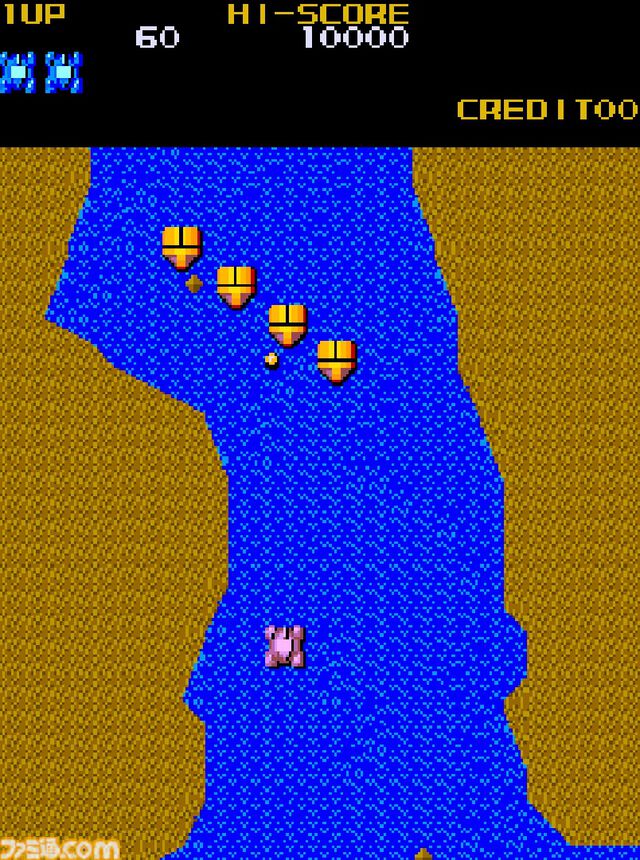 【アケアカ／アケアカ2】『メガゾーン』が2月12日に配信。戦車を操縦して敵基地のコア破壊を目指すシューティングゲーム