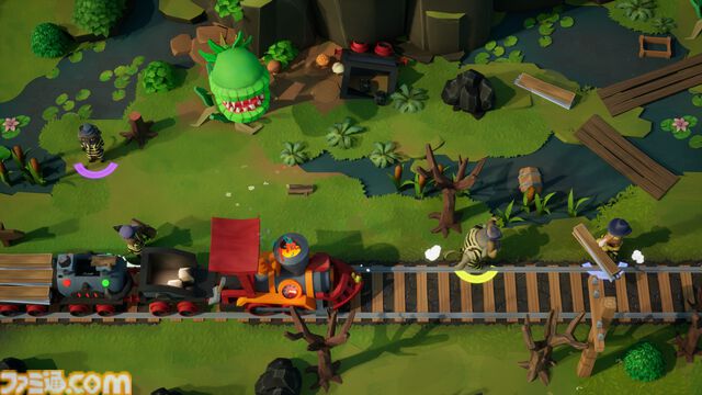 『Loco: Rails & Tails（ロコ：レール＆テール）』アナウンストレーラーが公開。最大4人で線路を作って荷物を運ぶワチャワチャ感が楽しい協力アクション。思うように作業できないカオス感を味わえ