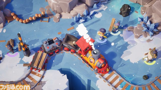 『Loco: Rails & Tails（ロコ：レール＆テール）』アナウンストレーラーが公開。最大4人で線路を作って荷物を運ぶワチャワチャ感が楽しい協力アクション。思うように作業できないカオス感を味わえ