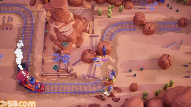 『Loco: Rails & Tails（ロコ：レール＆テール）』アナウンストレーラーが公開。最大4人で線路を作って荷物を運ぶワチャワチャ感が楽しい協力アクション。思うように作業できないカオス感を味わえ