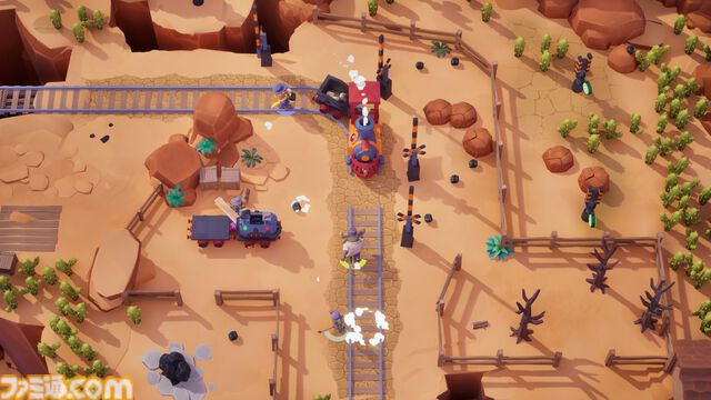 『Loco: Rails & Tails（ロコ：レール＆テール）』アナウンストレーラーが公開。最大4人で線路を作って荷物を運ぶワチャワチャ感が楽しい協力アクション。思うように作業できないカオス感を味わえ