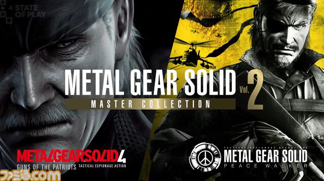 『メタルギアソリッド マスターコレクション Vol.2』が8月27日発売決定。『メタルギアソリッド4』『ピースウォーカー』の2作品が収録【State of Play】