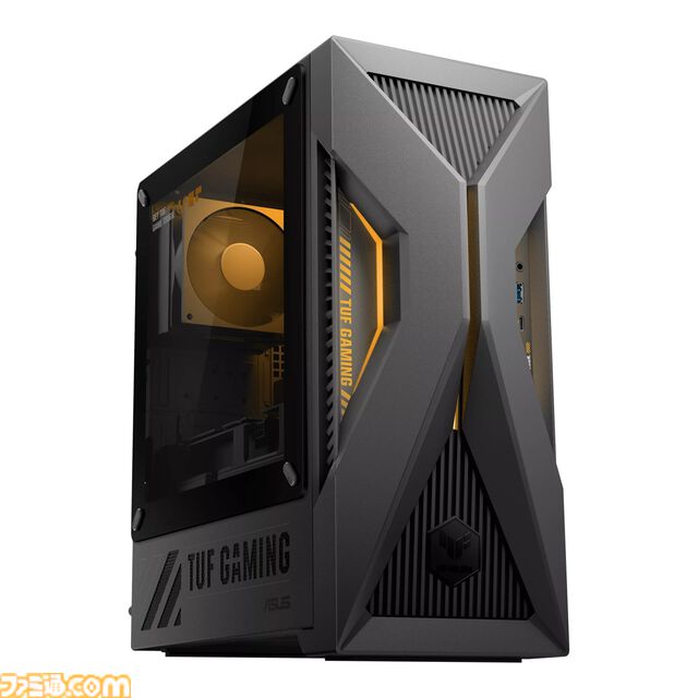 ASUSのコンパクトゲーミングPC“TUF Gaming T500”に新モデル追加。最新のRX9060XT搭載モデルが約17万円、RTX5060Ti搭載モデルが約33万円で登場