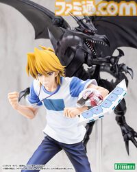 『遊戯王』“パーフェクト城之内”の表情の再現度が高すぎる。城之内くんフィギュアのコトブキヤショップ限定特典として魅力的すぎるパーツが付属