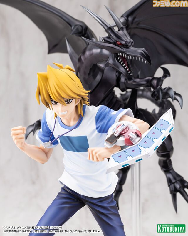 『遊戯王』“パーフェクト城之内”の表情の再現度が高すぎる。城之内くんフィギュアのコトブキヤショップ限定特典として魅力的すぎるパーツが付属