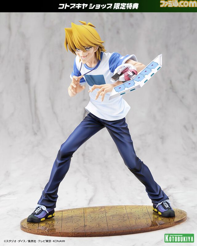 『遊戯王』“パーフェクト城之内”の表情の再現度が高すぎる。城之内くんフィギュアのコトブキヤショップ限定特典として魅力的すぎるパーツが付属