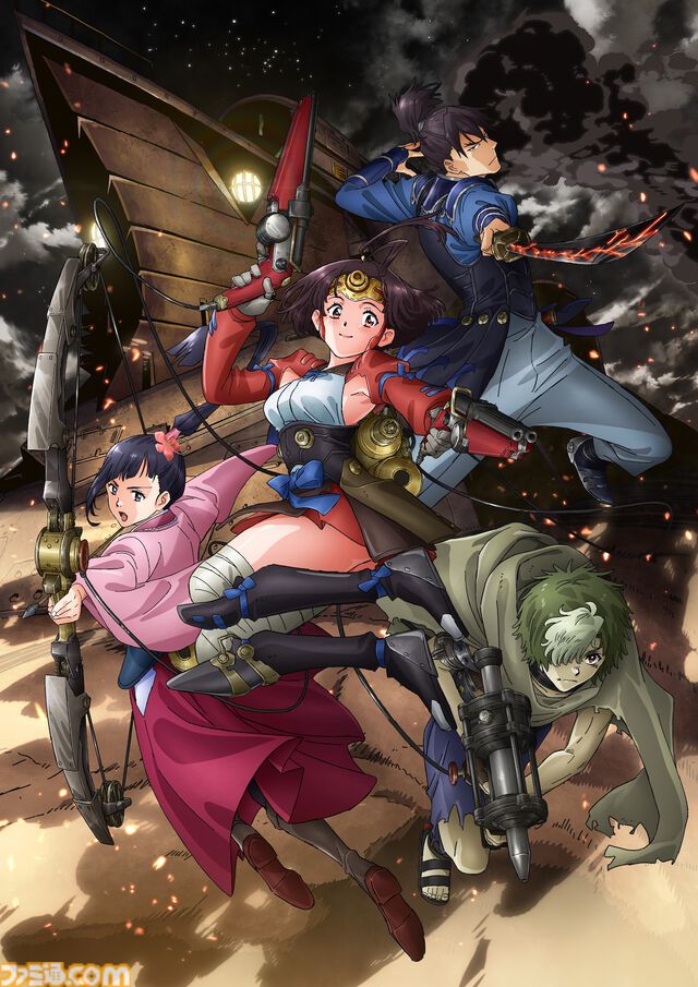 アニメ『甲鉄城のカバネリ　海門（うなと）決戦』の地上波初放送が3月6日24時45分に決定。放送開始10周年を記念するプロジェクトがスタートし畠中祐、千本木彩花、荒木哲郎監督のコメントも到着