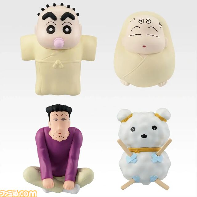 『クレヨンしんちゃん』一番くじが本日（2/14）発売。“ありの歌”のワンシーンを再現したジオラマフィギュア、ひろしの名刺のビッグタオルなどが登場