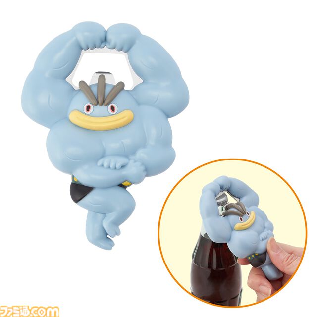 『ポケモン』カイリキーの上腕二頭筋がデカすぎる栓抜きがインパクト大。かくとうポケモンにフィーチャーした“とっくんちゅう”シリーズの新グッズが登場