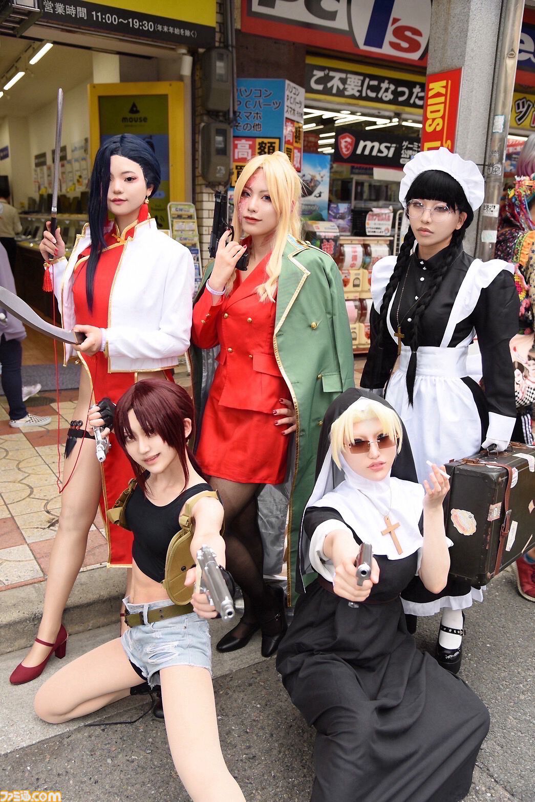 【コスプレ】『NIKKE』『ブルアカ』『刃牙』花山薫らが歩行者天国に集結。『ブラックラグーン』あわせや『鬼滅の刃』憎珀天もかっこいい！【ストフェス2024】
