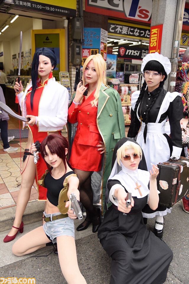 【コスプレ】『NIKKE』『ブルアカ』『刃牙』花山薫らが歩行者天国に集結。『ブラックラグーン』あわせや『鬼滅の刃』憎珀天もかっこいい！【ストフェス2024】