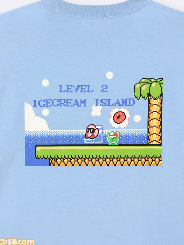 カービィ＆ワドルディたちのドットイラストがかわいいGUコラボアパレルが5月1日発売。リゾート気分を楽しめるキュートなデザインがラインアップ