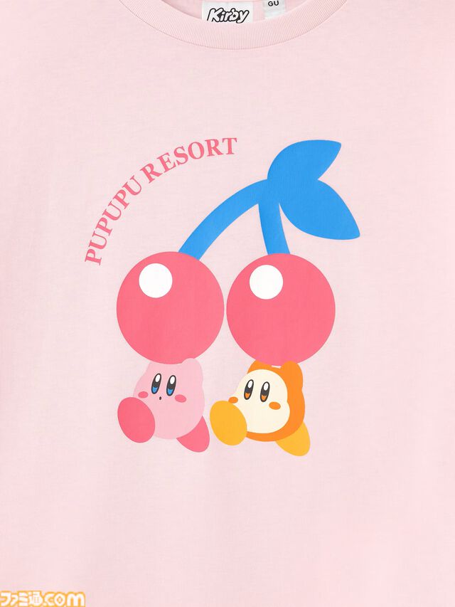 カービィ＆ワドルディたちのドットイラストがかわいいGUコラボアパレルが5月1日発売。リゾート気分を楽しめるキュートなデザインがラインアップ