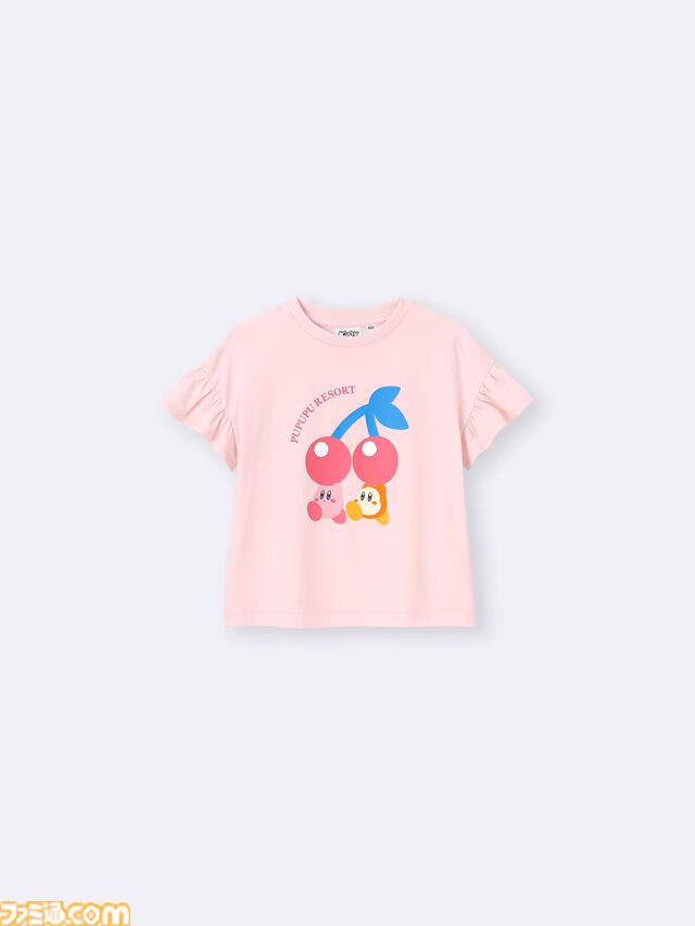カービィ＆ワドルディたちのドットイラストがかわいいGUコラボアパレルが5月1日発売。リゾート気分を楽しめるキュートなデザインがラインアップ