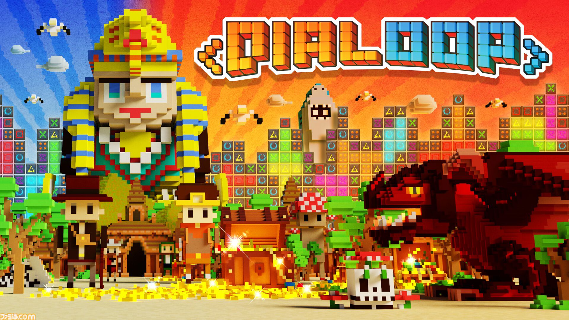 『ダイヤループ-パズルでローグはじめました-』デッキを構築しハイスコアを目指すパズルゲーム。カスタムマッチ機能を追加するアプデが配信
