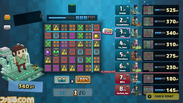 『ダイヤループ-パズルでローグはじめました-』デッキを構築しハイスコアを目指すパズルゲーム。カスタムマッチ機能を追加するアプデが配信