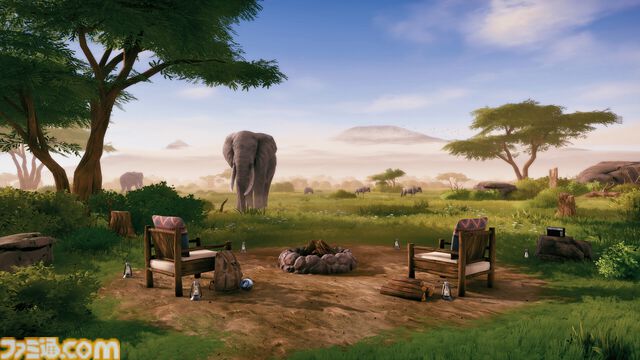 『Seclusa』アフリカの動物たちを観察・撮影しよう。チルい雰囲気の写真シミュレーターが2月17日発売。ロッジでのんびりしたり広大な景色を眺めることも