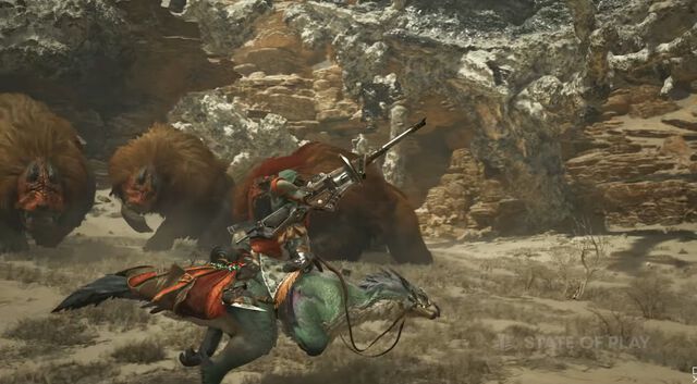 『モンハン ワイルズ』最新映像公開。『モンハン ワールド』『アイスボーン』のセーブデータ連動でアイルーの衣装がもらえる特典も発表【State of Play】