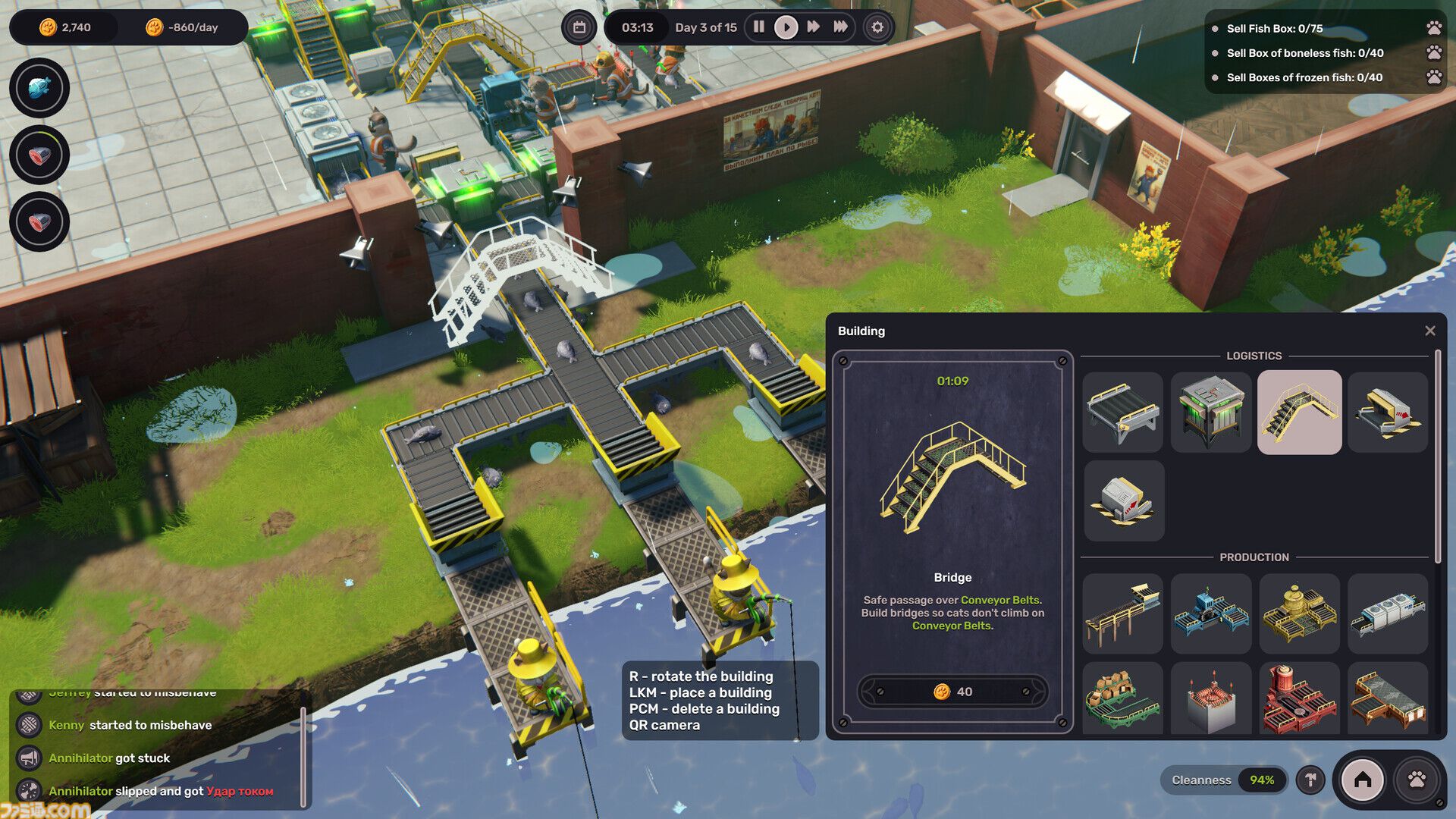 『MeowFactory』猫の従業員に働いていただく工場シミュレーターが発表。猫様が働きやすい環境を作って安全安心なニャンバーワン工場を作ろう