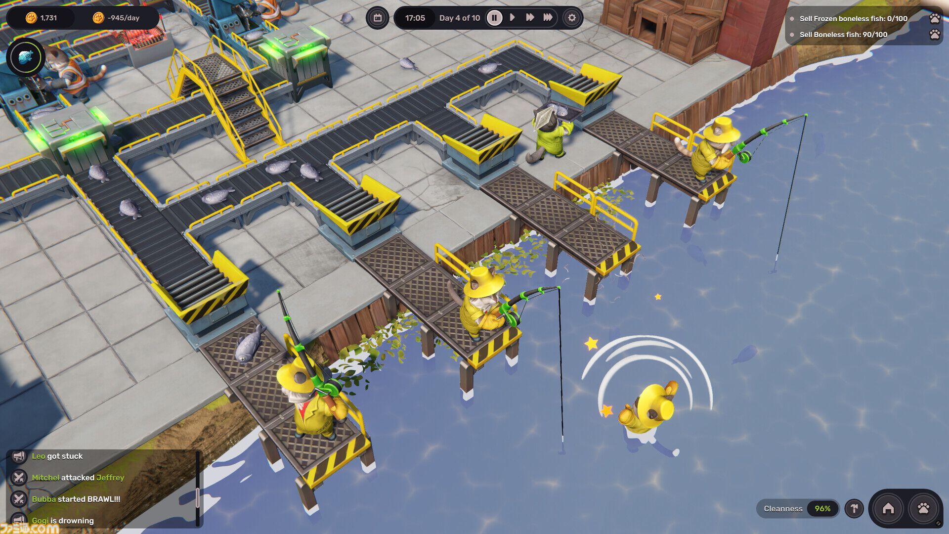 『MeowFactory』猫の従業員に働いていただく工場シミュレーターが発表。猫様が働きやすい環境を作って安全安心なニャンバーワン工場を作ろう