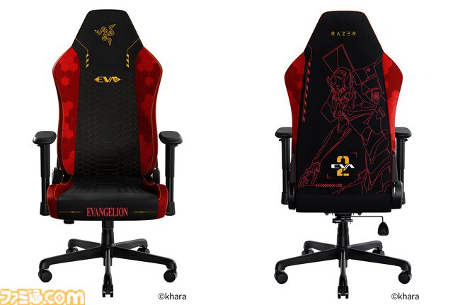“エヴァ2号機”モデルRAZERゲーミングギアの予約受付が本日（2/19）開始。赤＆黒ベースにオレンジの差し色が映えるキーボード、マウス、ゲーミングチェアなどが登場