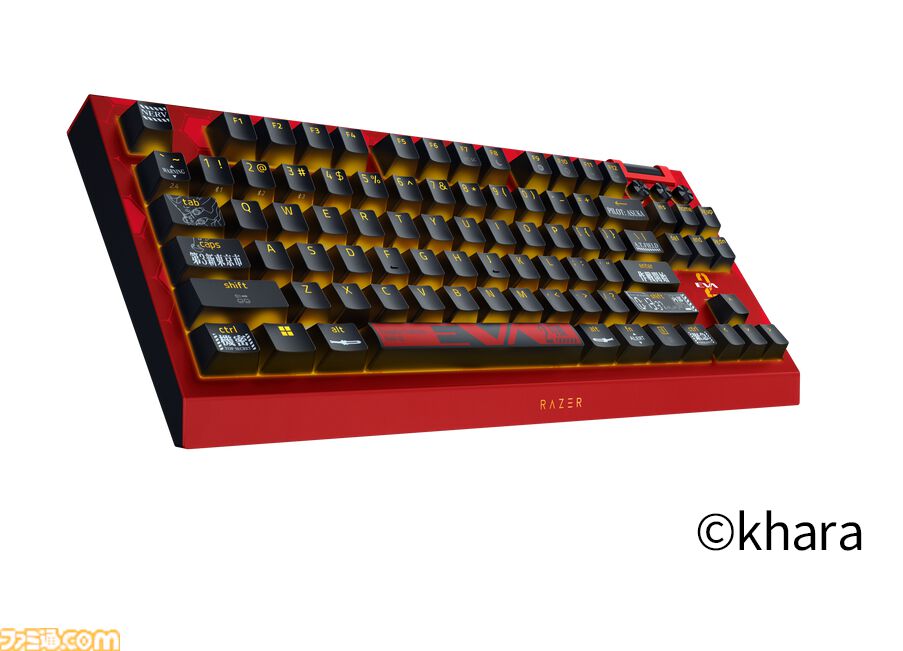 “エヴァ2号機”モデルRAZERゲーミングギアの予約受付が本日（2/19）開始。赤＆黒ベースにオレンジの差し色が映えるキーボード、マウス、ゲーミングチェアなどが登場