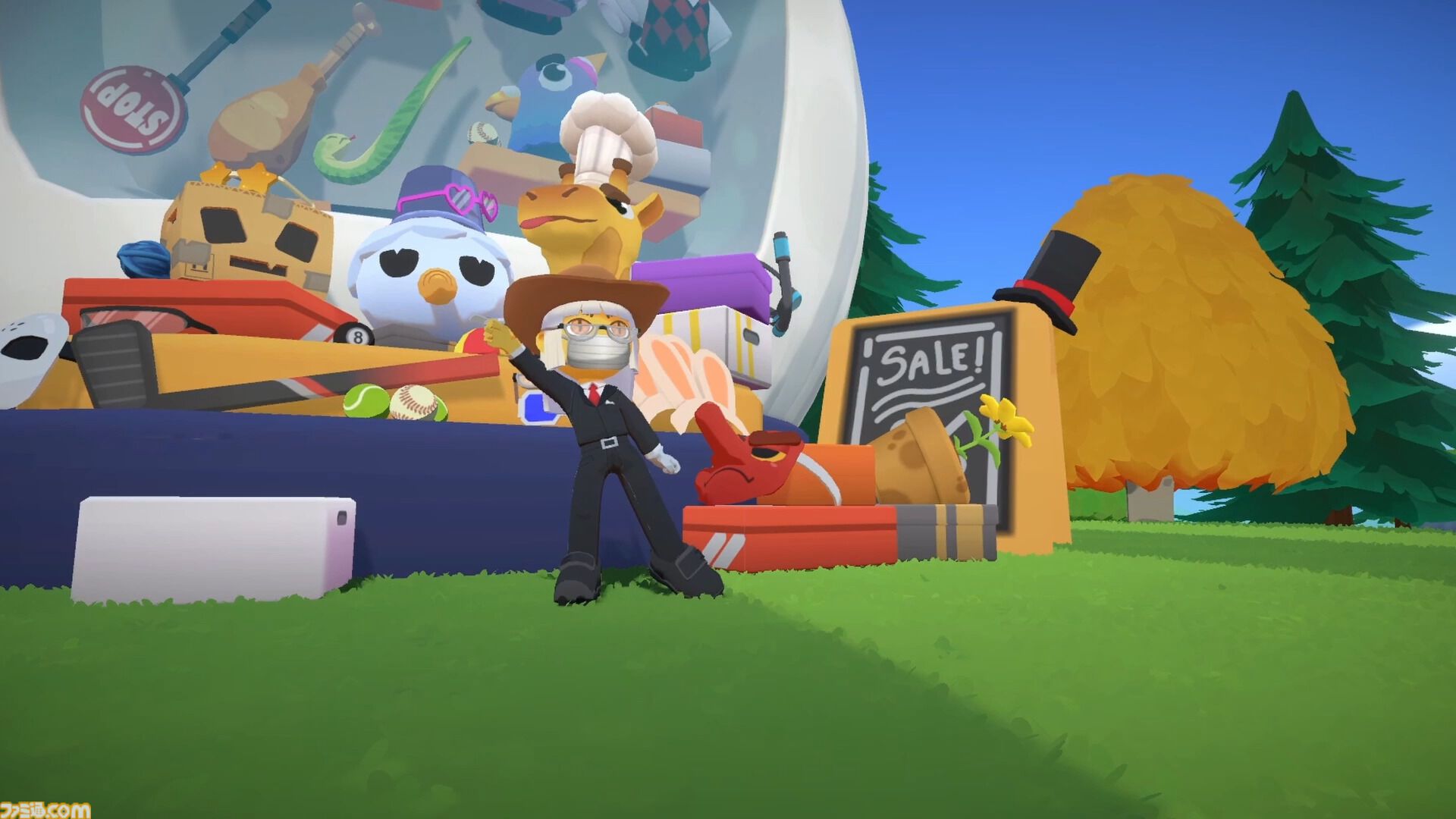 『Super Battle Golf』打順関係なしのリアルタイム乱戦ゴルフ。最大8人がロケランやゴルフカートで妨害しあいながら最速カップインを目指す【本日（2/20）発売】