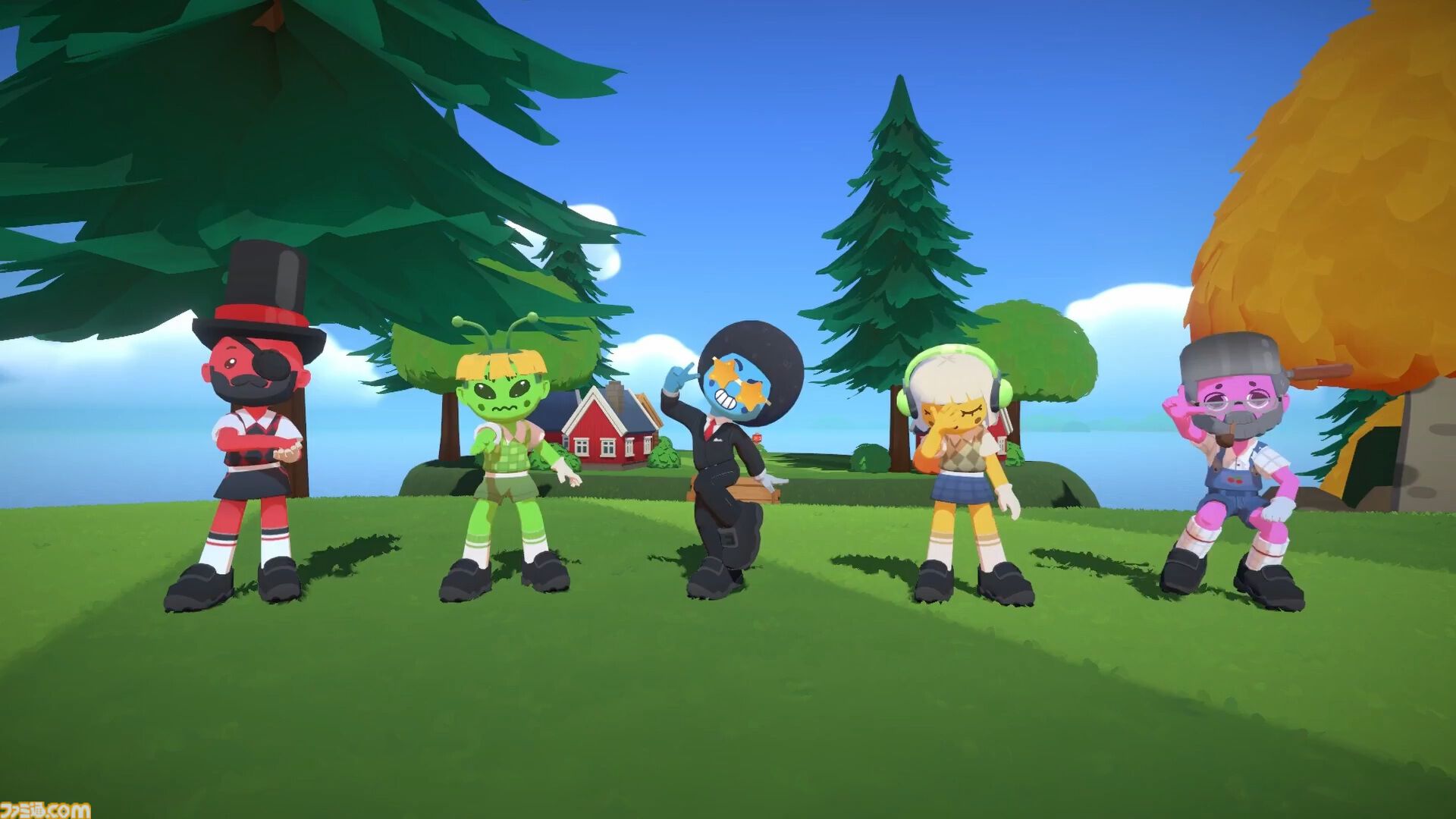 『Super Battle Golf』打順関係なしのリアルタイム乱戦ゴルフ。最大8人がロケランやゴルフカートで妨害しあいながら最速カップインを目指す【本日（2/20）発売】