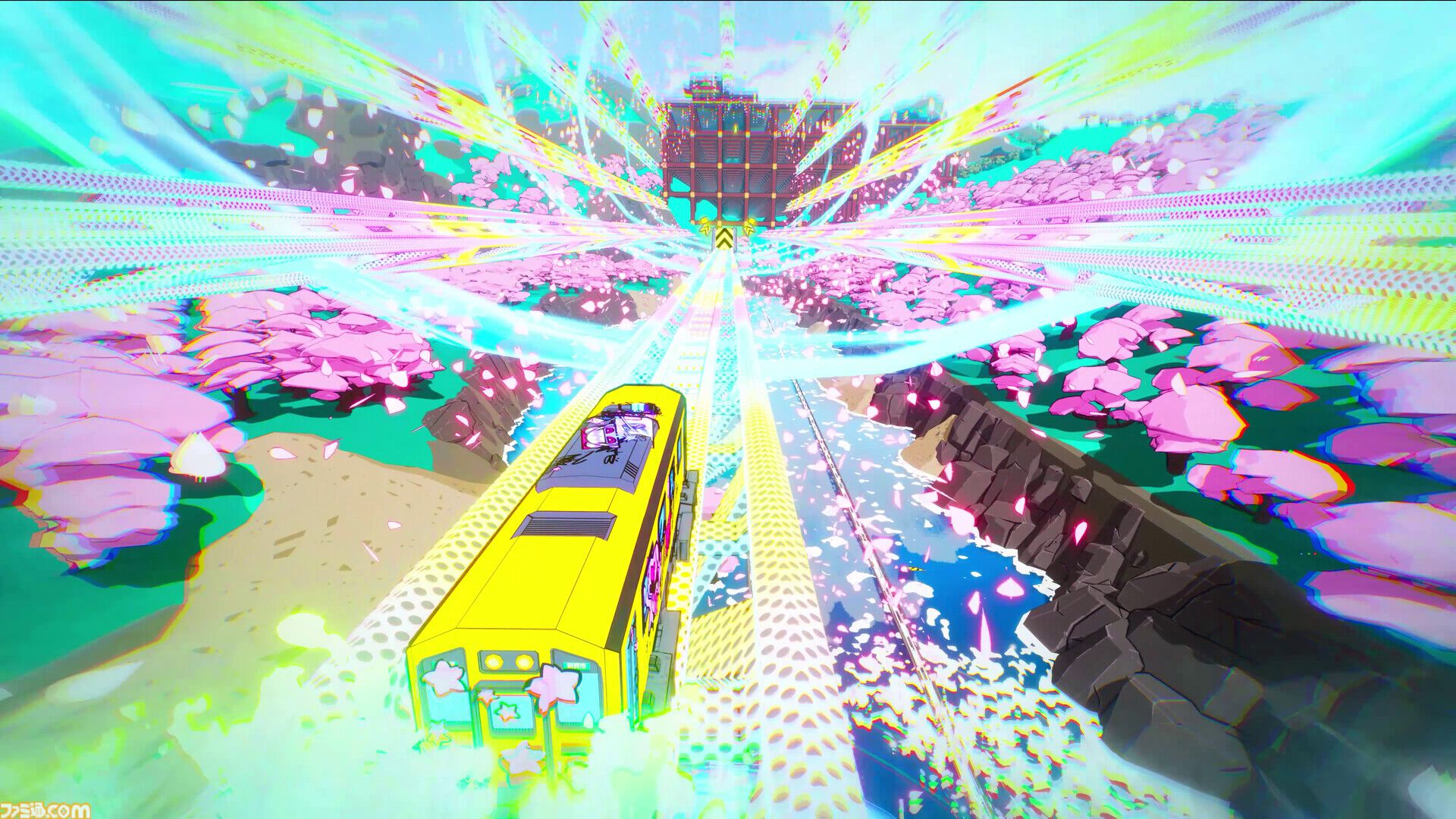 『電車アタック』電車がスケボーのようにぶっ飛んでいくハチャメチャ発進アクション。体験版が本日23時より配信
